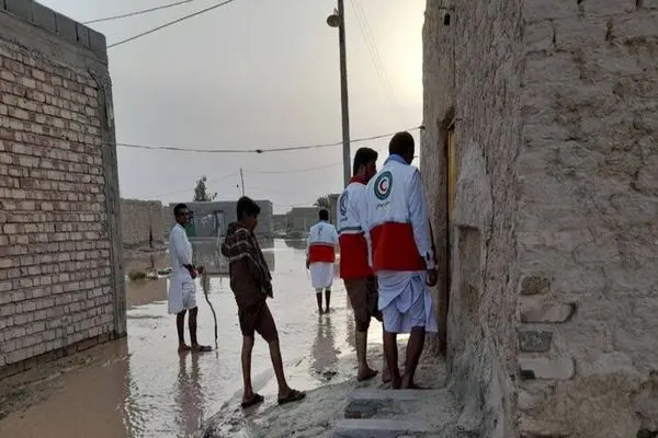 امدادرسانی به ۳۳ آسیب‌دیده از سیل در سیستان و بلوچستان