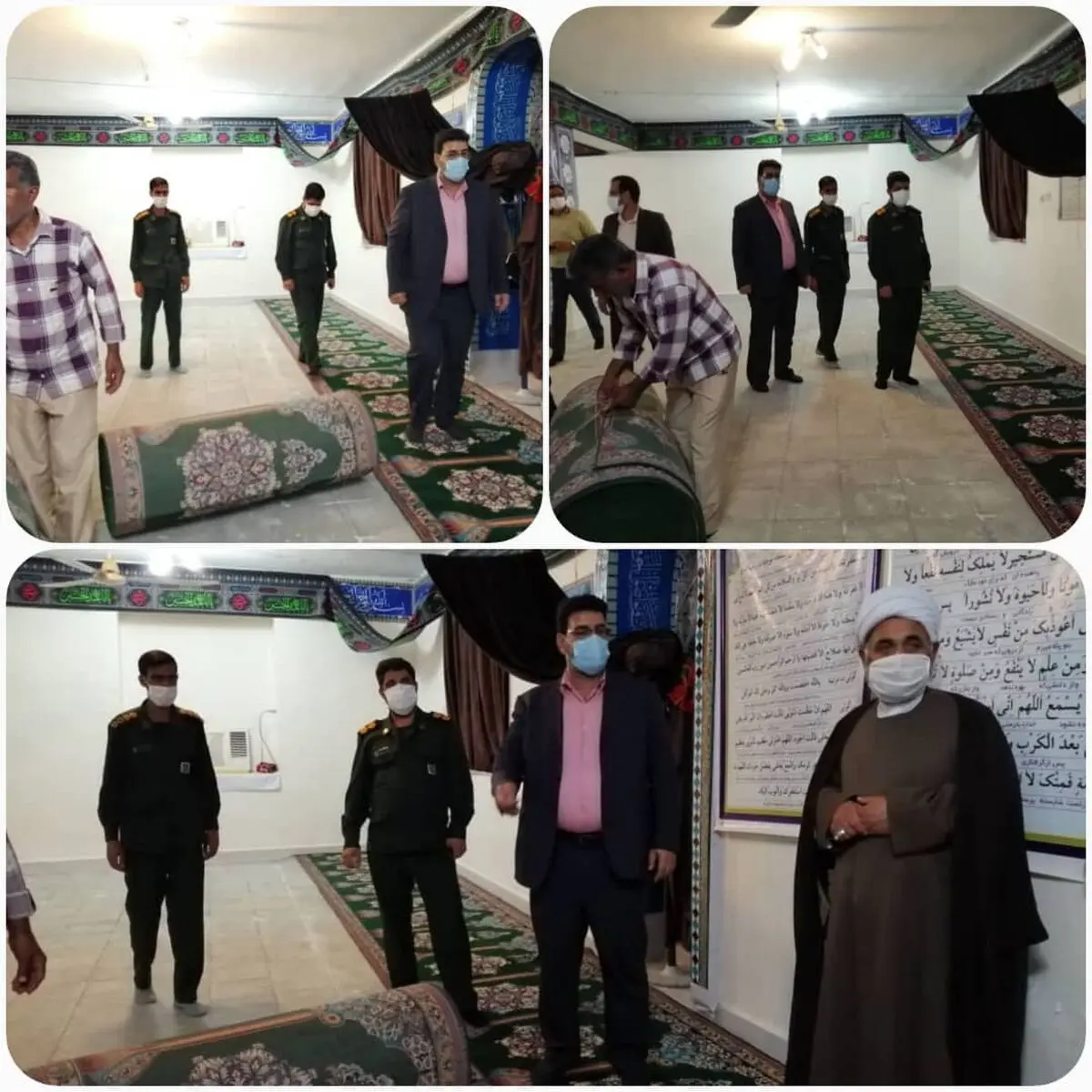 تجهیز مساجد روستاهای بخش احمدی