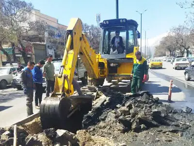 رفع شکستگی لوله های آب همدان