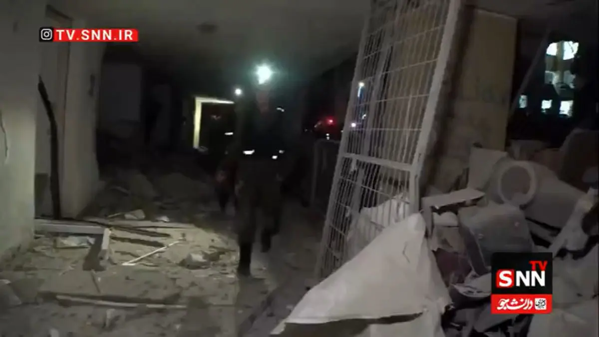 تصاویری جدید از حجم ویرانی شهرک عراد در جنوب اراضی اشغالی در پی حمله موشکی دقیق ایران + فیلم