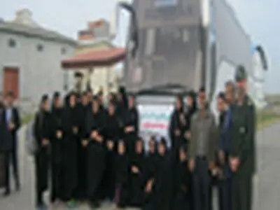 اعزام ۱۷۲ دانش آموز دختر شهرستان نور به مناطق عملیاتی جنوب کشور