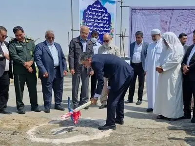 تحول ترافیکی در غرب بندرعباس با کلنگ‌زنی تقاطع شهید دانشمند