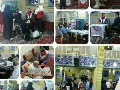اجرای طرح کاروان سلامت با ویزیت رایگان برای حدود ۶۰۰ نفر در منطقه حصار