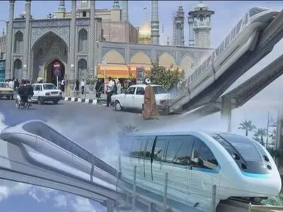 نوروز ۹۶ آغاز بهره برداری از مونوریل قم
