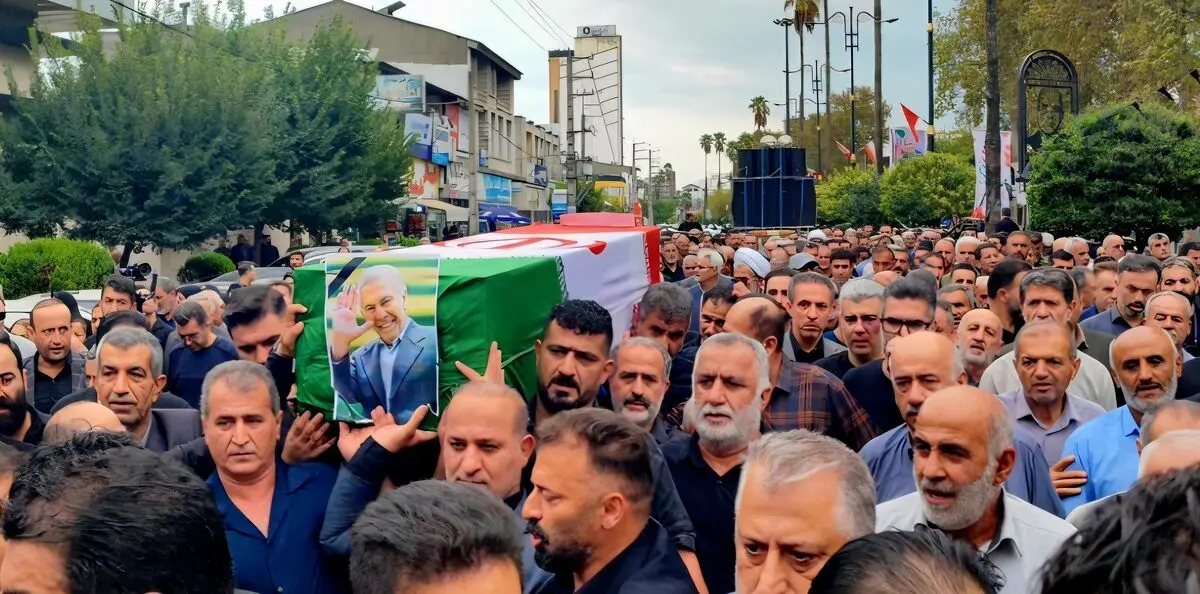 احمد ناطق‌نوری در شهرستان نور به خاک سپرده شد