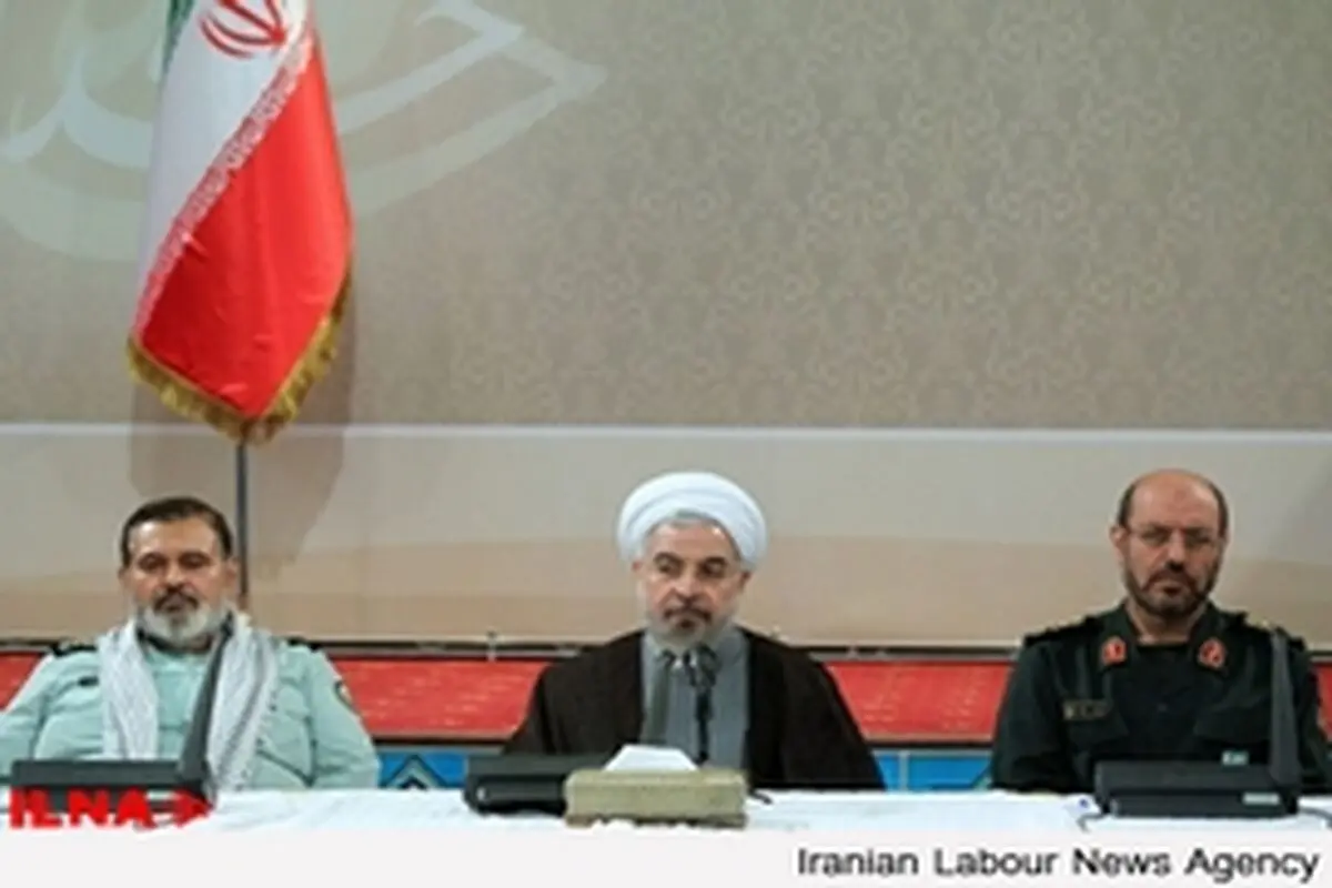 نیروهای مسلح دست در دست دولت، به حل مشکلات کمک کنند