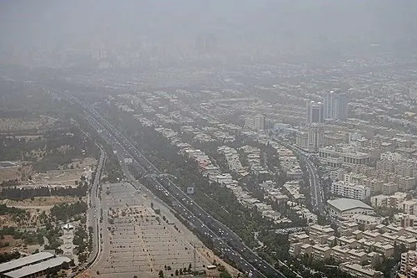 پیش‌بینی وقوع باد خیلی شدید و خیزش گرد و غبار در تهران