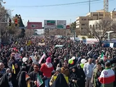 بازتاب حضور مردم ایران در راهپیمایی سالروز پیروزی انقلاب در روسیا‌ الیوم