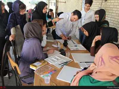برگزاری کارگاه‌ آموزشی طراحی و نقاشی در نقش جهان