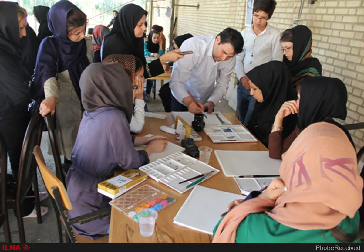 برگزاری کارگاه‌ آموزشی طراحی و نقاشی در نقش جهان