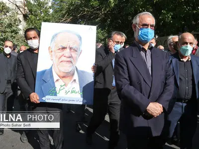 مراسم تشییع مرحوم «اکبر ترکان» 