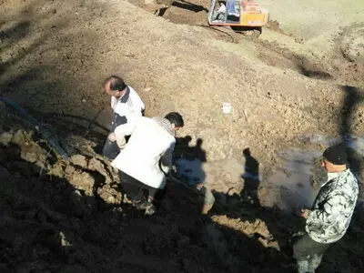 مرمت خطوط آبرسانی روستای سراگاه شهرستان تالش