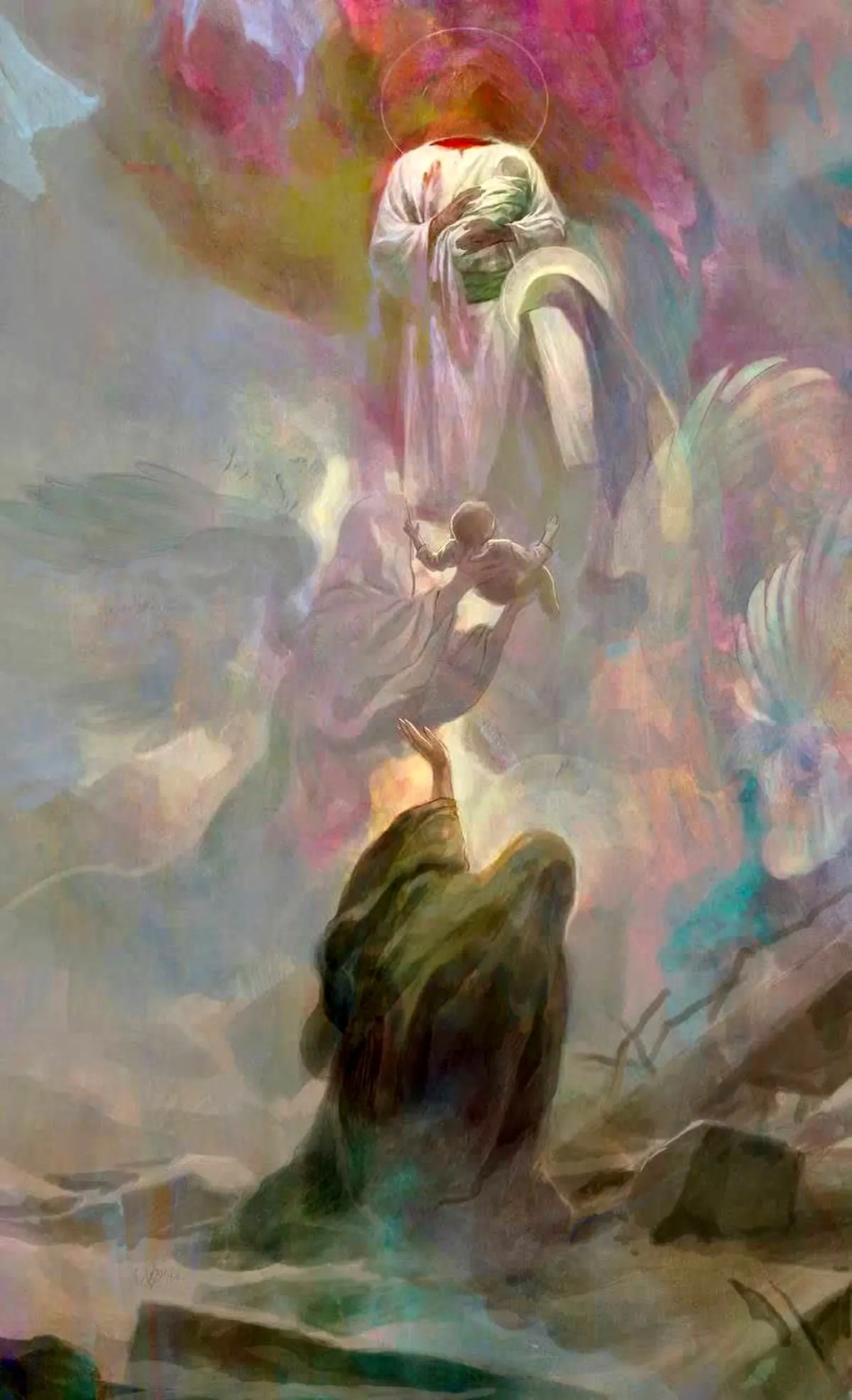 اثر جدید حسن روح‌الامین برای شهادت مادر و کودک شیرخوارش