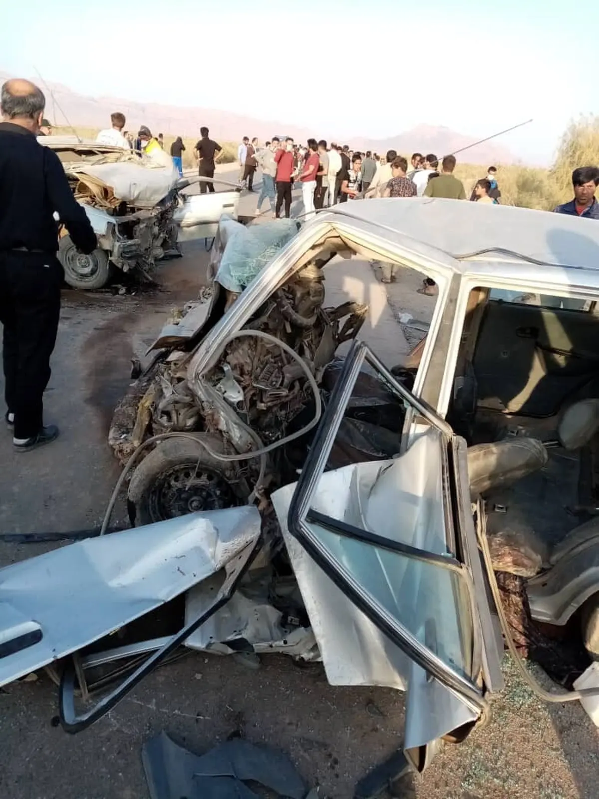 حادثه مرگبار رانندگی در محور جاده قاسم آباد به اسدآباد خواف