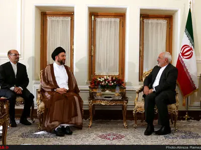 دیدار رئیس مجلس اعلای اسلامی عراق با وزیر امورخارجه