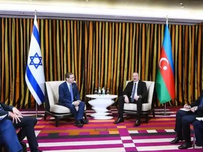 علی‌یف با رئیس رژیم صهیونیستی دیدار کرد