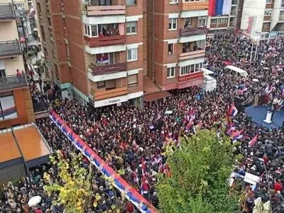 برگزاری بزرگ‌ترین تظاهرات اعتراض‌آمیز در کوزوو
