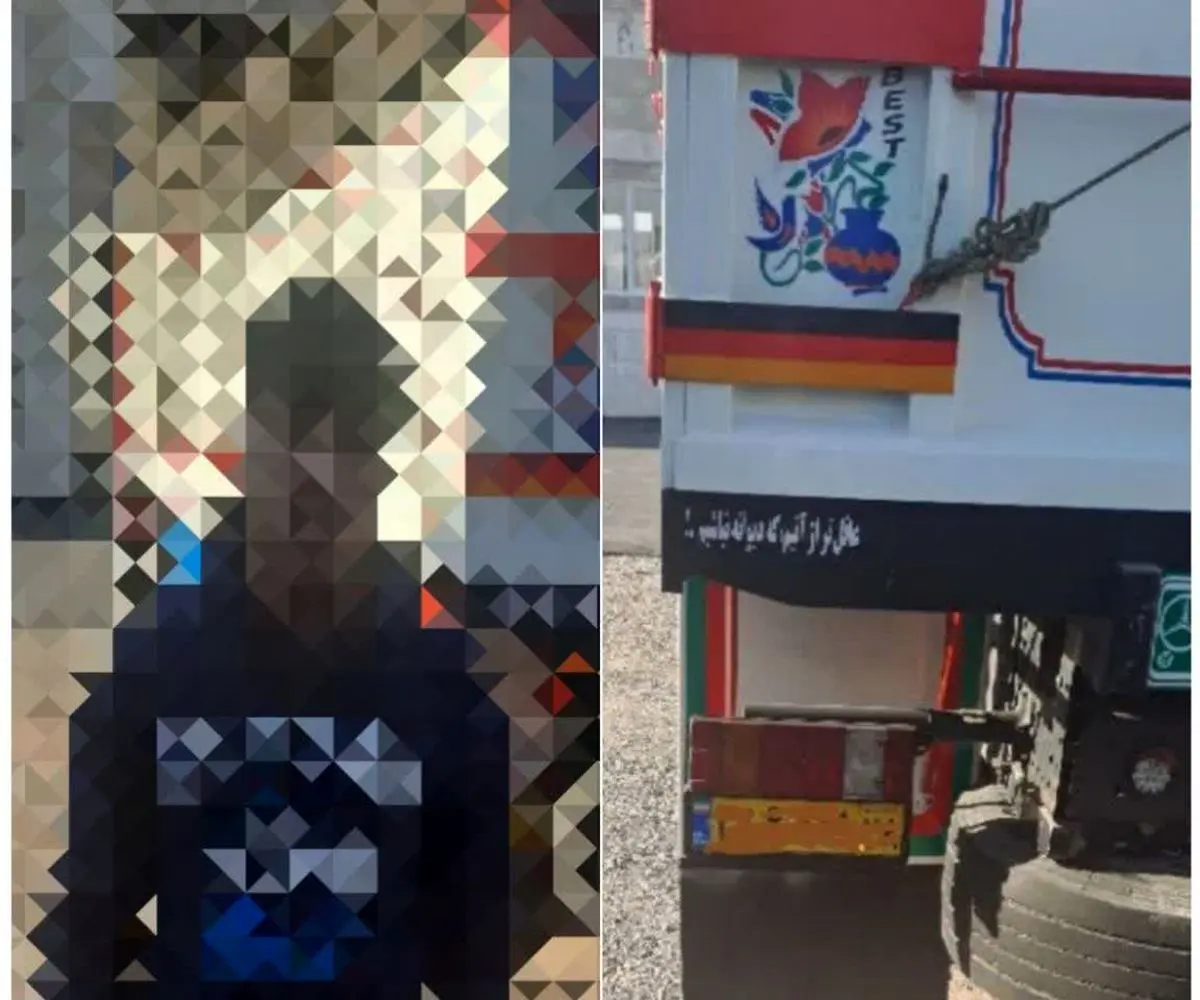 توقیف کامیون با راننده ۱۹ ساله بدون گواهینامه! 