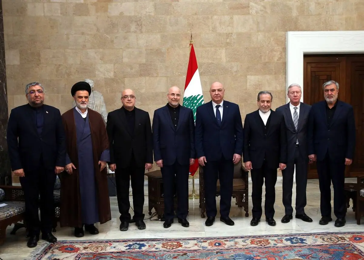 وفد إيراني رفيع المستوى يلتقي الرئيس عون في بيروت
