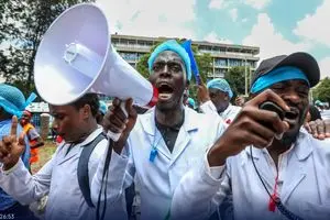 زنجیره اعتراضات پزشکان و کادر درمان در جنوب قاره آفریقا