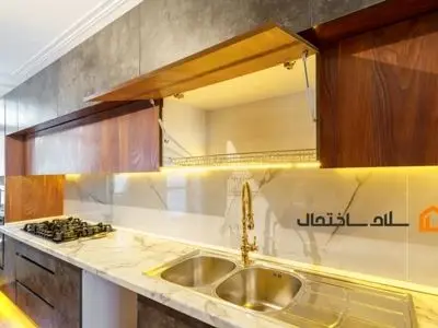 زیباترین مدل کابینت های گلاس طرح دار در بازار تهران