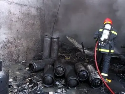 مصدومیت یک کارگر کارگاه LPG بر اثر انفجار کپسول