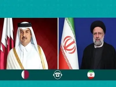 رئیسي یجری اتصالا هاتفیا مع أمیر قطر بشأن الوضع في غزة