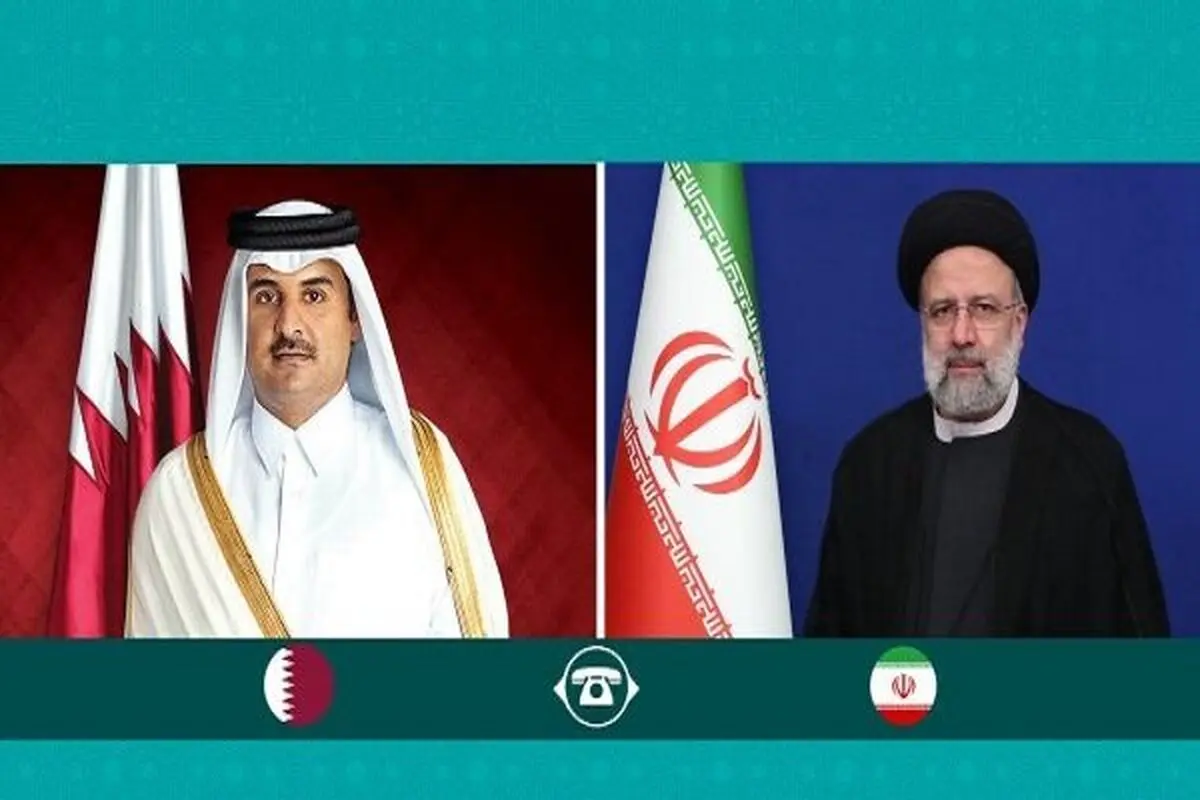 رئیسي یجری اتصالا هاتفیا مع أمیر قطر بشأن الوضع في غزة
