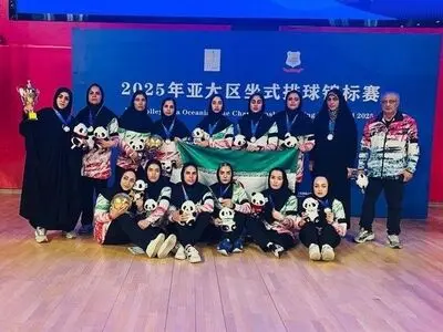 بازوبندهای مشکی؛ پیام همدردی بانوان والیبال نشسته ایران در آسیا