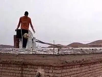 استعداد ناب ایرانی؛ این بار روی پشت بام! +فیلم