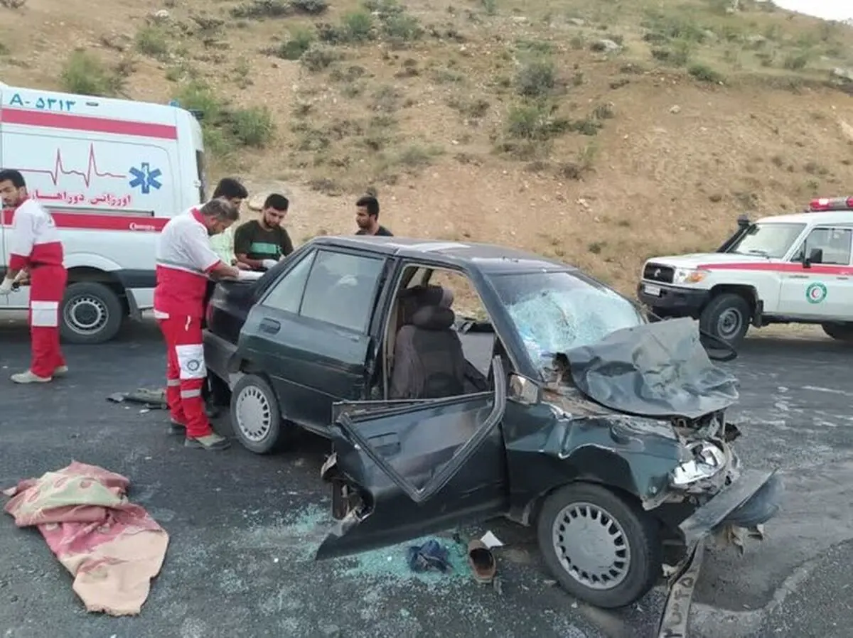 برخورد دو دستگاه پراید در جاده کمربندی ایذه ۸ مصدوم بر جای گذاشت
