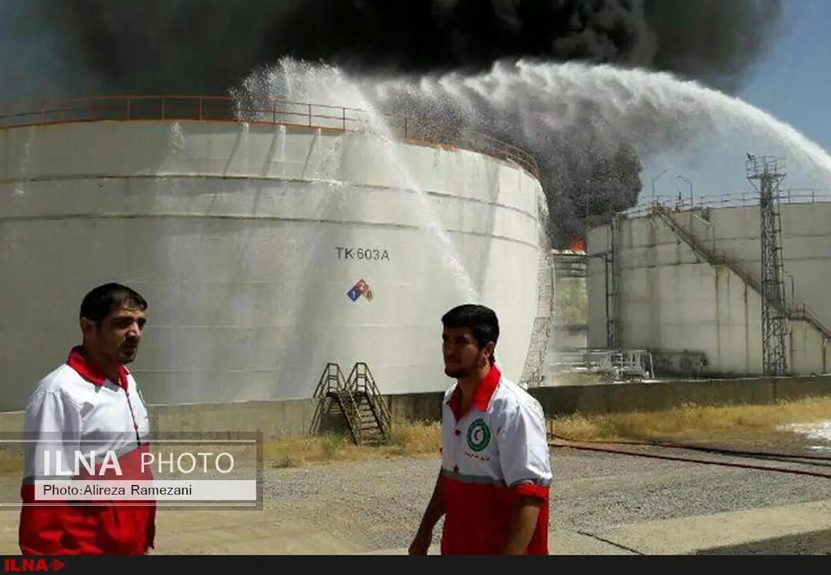 آتشسوزی فازهای ٢٠ و ٢١ پارس جنوبی بدون تلفات جانی مهار شد