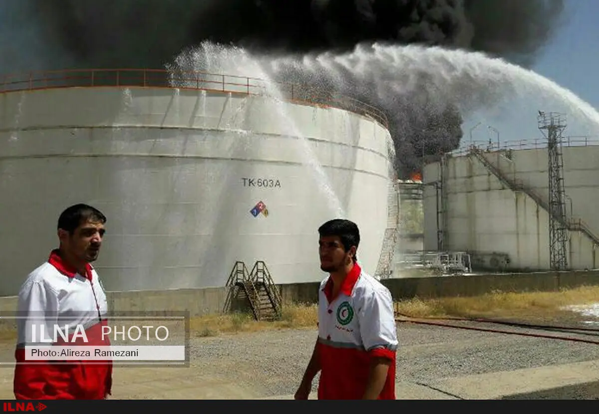 آتش‌سوزی فازهای ٢٠ و ٢١ پارس جنوبی بدون تلفات جانی مهار شد