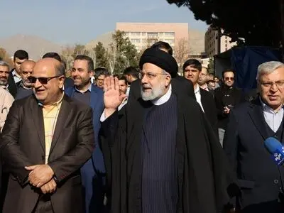 رئیسی وارد دانشگاه شهید بهشتی شد