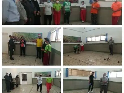 برگزاری مسابقات بوچی و دو میدانی ورزشکاران دارای نیازهای ویژه در دامغان 