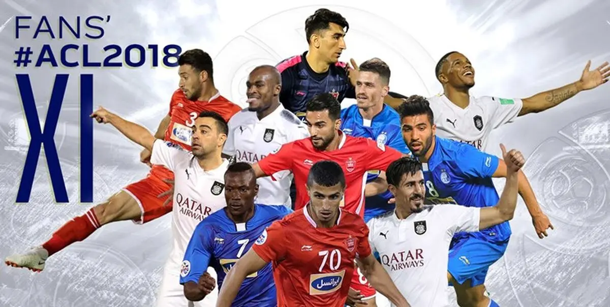 تیم منتخب لیگ قهرمانان آسیا 2018+عکس