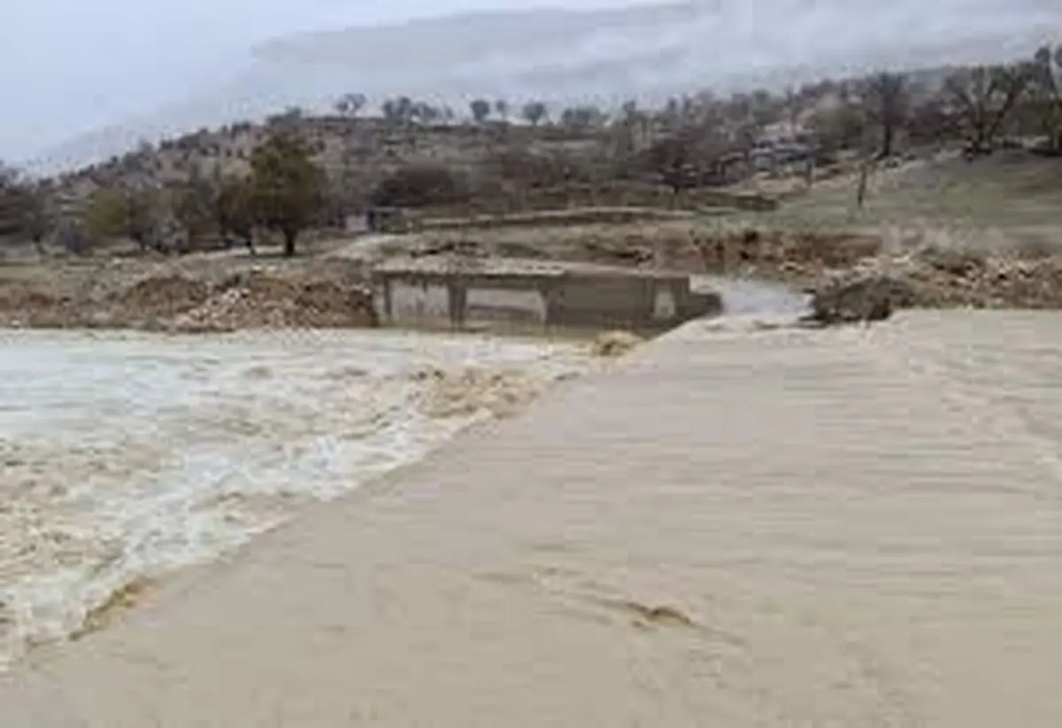  راه ارتباطی ۱۵ روستای شهرستان کوهرنگ بر اثر سیلاب مسدود شد