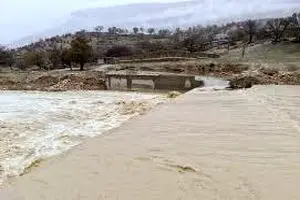  راه ارتباطی ۱۵ روستای شهرستان کوهرنگ بر اثر سیلاب مسدود شد