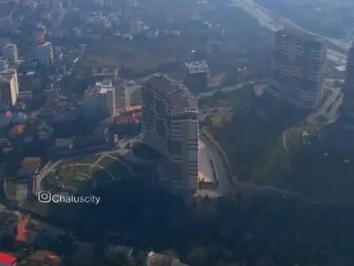 شهر ساحلی چالوس هم درگیر آلودگی هوا شد + فیلم