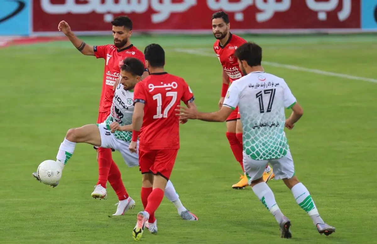 صحنه مشکوک داوری؛ گل پرسپولیس مقابل ذوب‌آهن سوخت؟ (ویدئو)