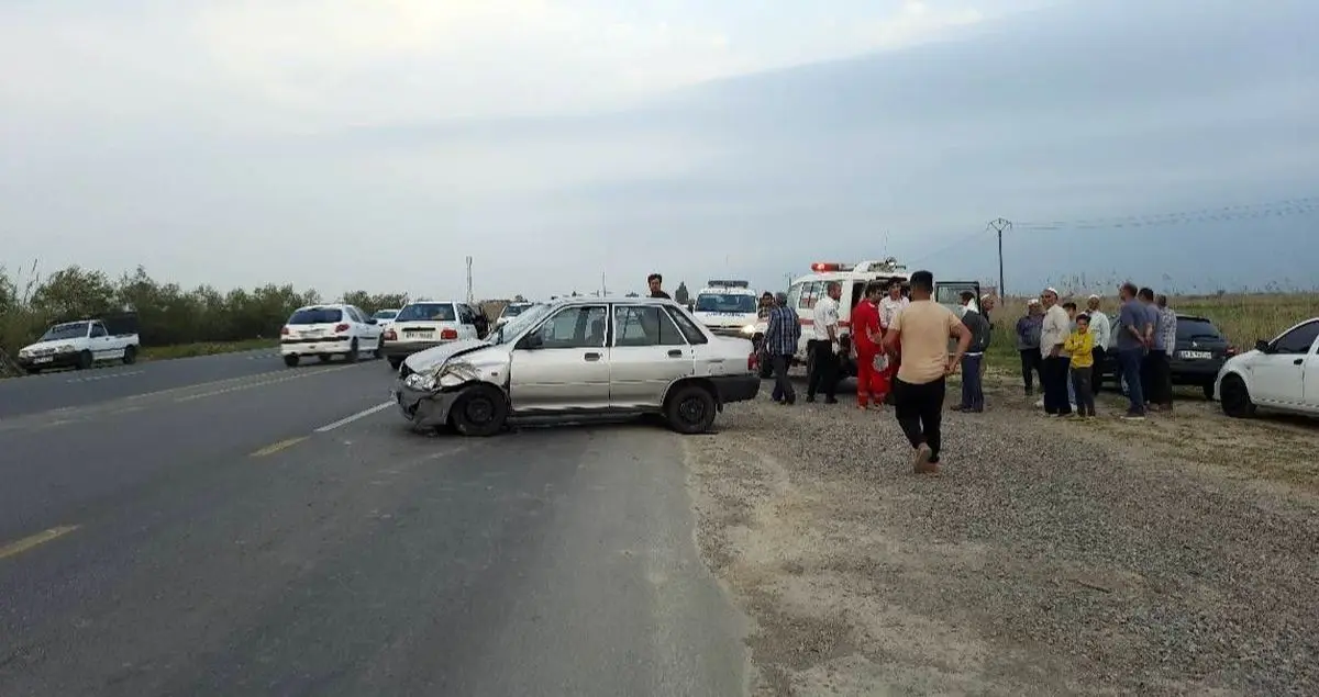 یک فوتی و دو مصدوم در محور آق‌قلا به انبارالوم 