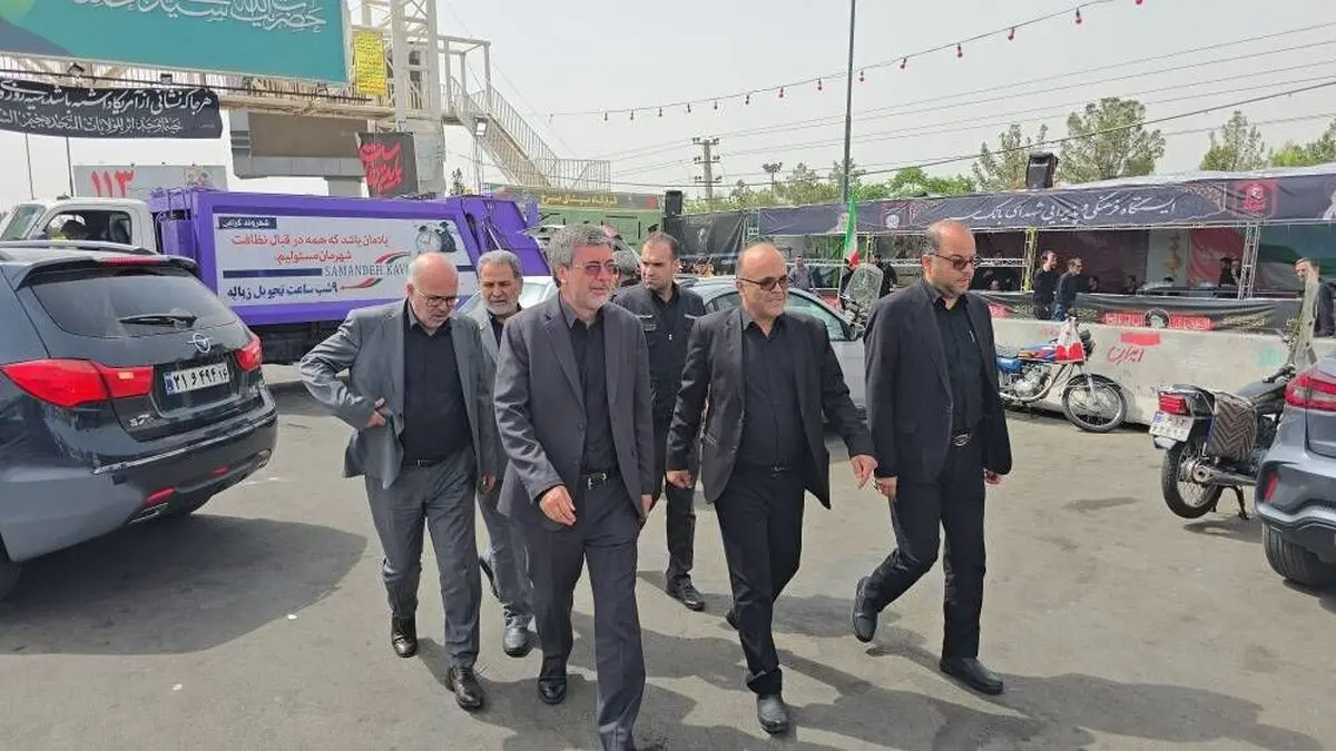 تداوم ارائه خدمت بی‌نظیر به عزاداران تشییع امام شهید در مواکب بیمه ایران

