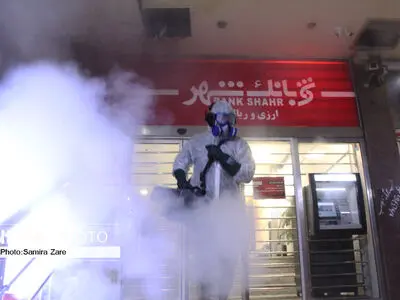 ضدعفونی کردن معابرسطح شهرشیراز