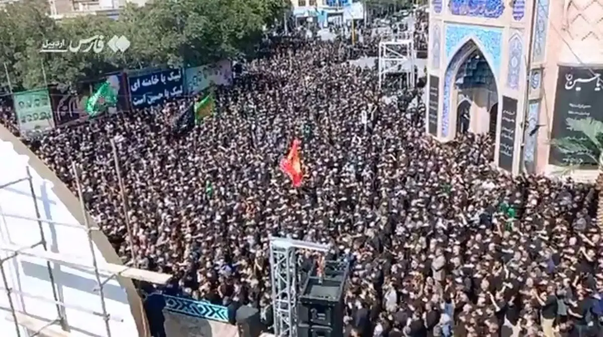 اردبیل در تاسوعای حسینی غرق ماتم شد + فیلم