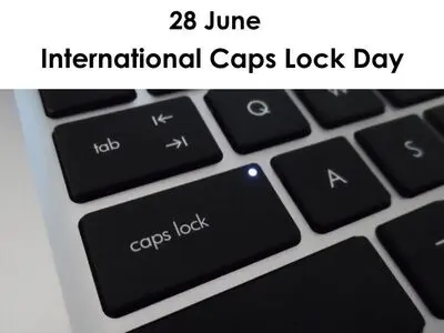 ۲۸ ژوئن روز جهانی کلید کپس لاک (Caps Lock) است