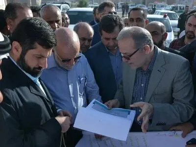 بازدید وزیر نفت از منطقه ملاشیه اهواز