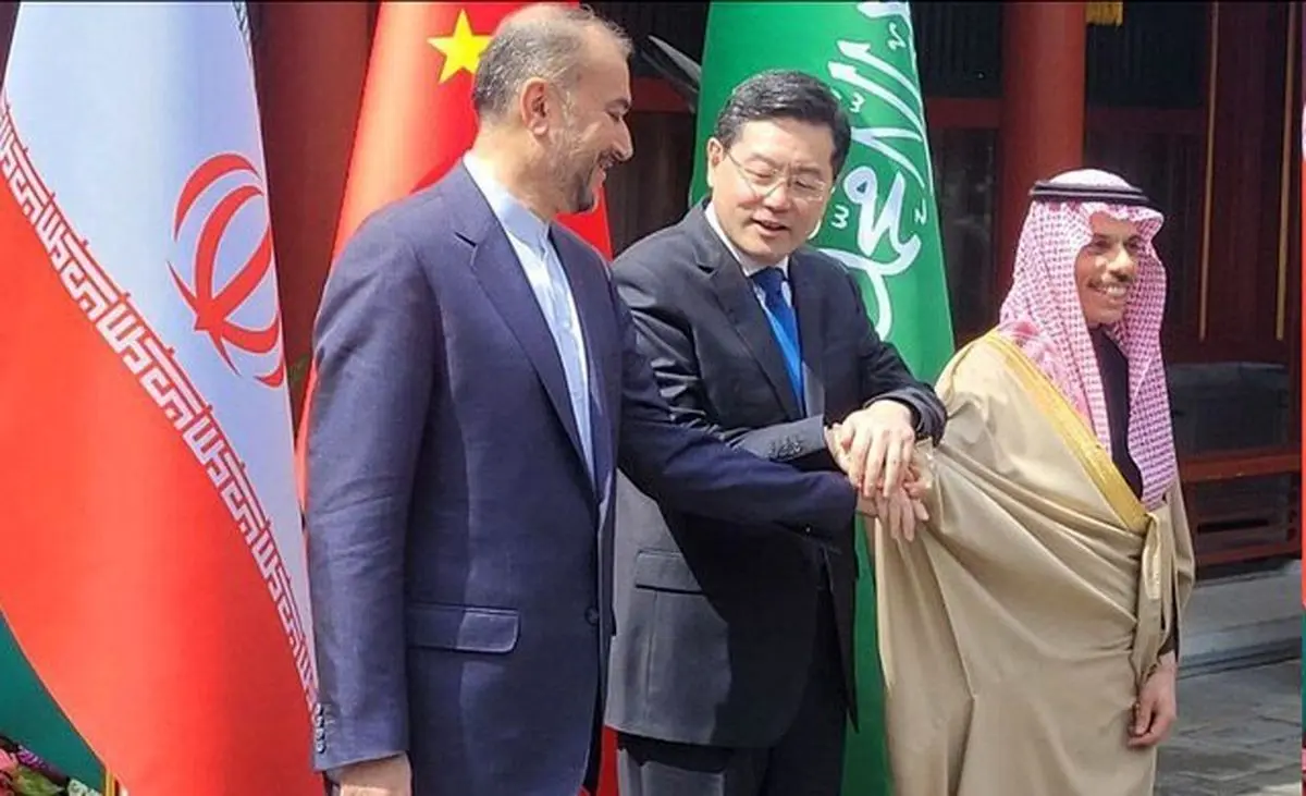 دیدار وزیران امور خارجه ایران، عربستان و چین در پکن
