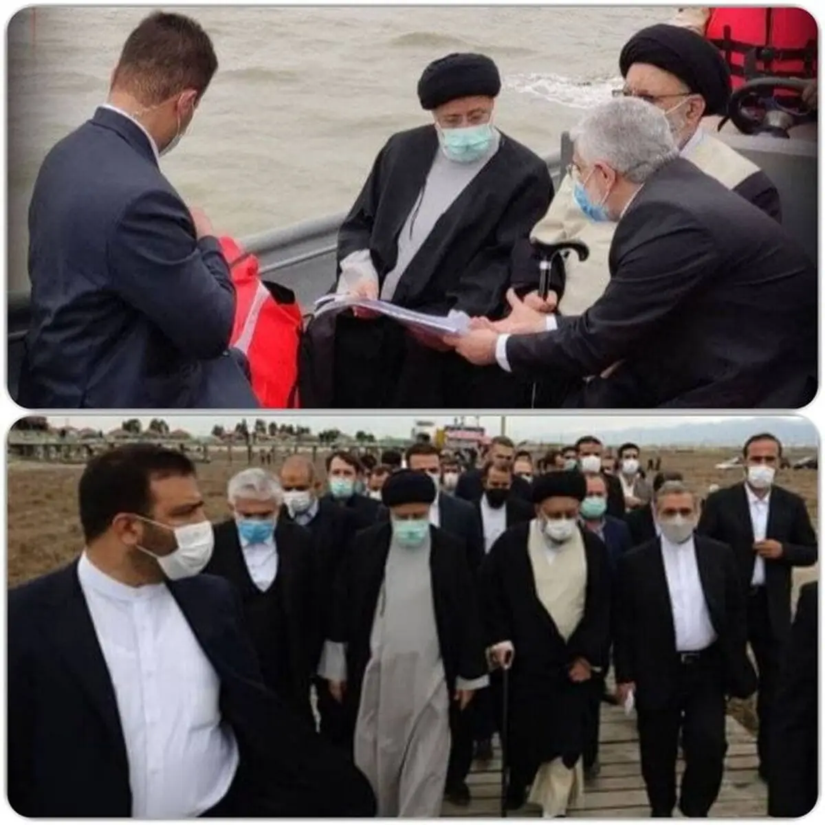 رئیس‌جمهور از تنها جزیره ایرانی دریای خزر بازدید کرد
