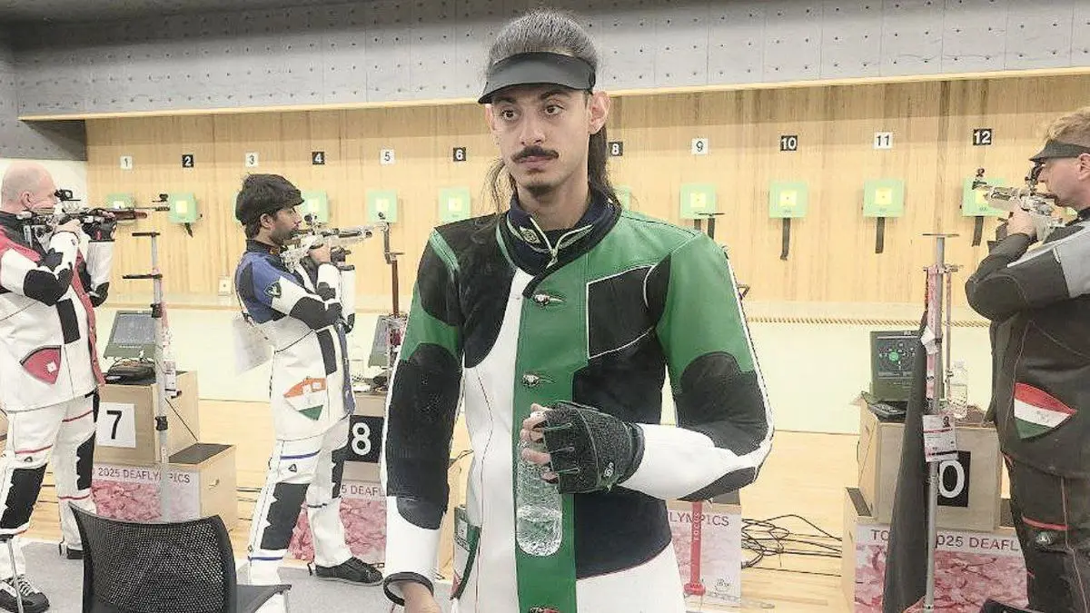 تیرانداز ایران در جایگاه هفتم تفنگ بادی ۱۰ متر ایستاد 