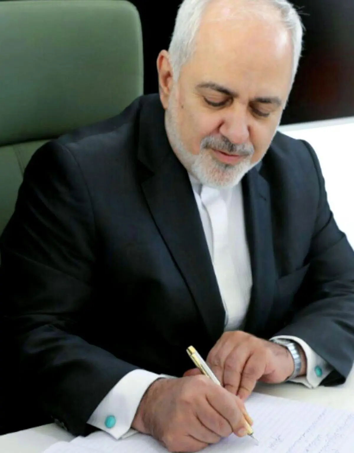 نامه قدردانی ظریف به رئیس‌جمهور